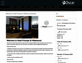 hotelprincipedivillafranca.inwya.com screenshot