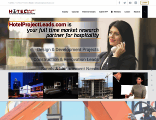 hotelprojectleads.com screenshot