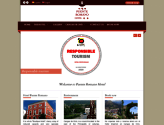 hotelpuenteromanocangas.com screenshot