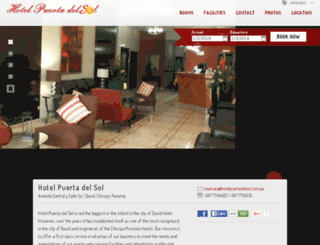 hotelpuertadelsol.com.pa screenshot