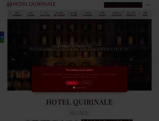 hotelquirinale.it screenshot