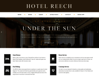 hotelreech.com screenshot