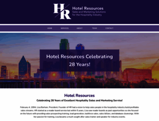 hotelresources.com screenshot