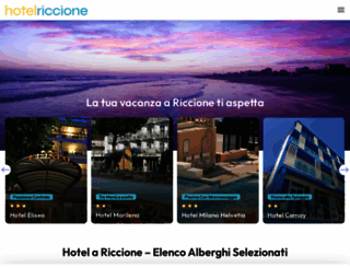 hotelriccione.travel screenshot