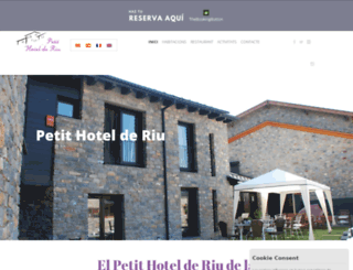 hotelriucerdanya.com screenshot