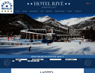 hotelrive.it screenshot