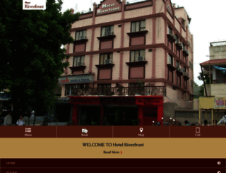 hotelriverfront.co.in screenshot