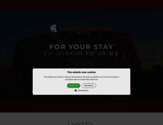 hotelromulus.com screenshot