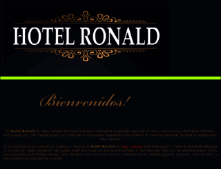 hotelronald.com screenshot