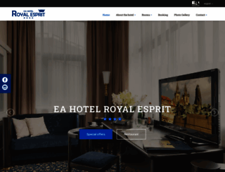 hotelroyalesprit.cz screenshot