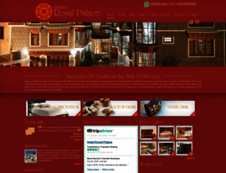 hotelroyalpalaceladakh.com screenshot