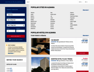 hotels-albania.net screenshot