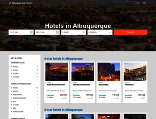 hotels-albuquerque.com screenshot