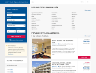 hotels-andalucia.com screenshot
