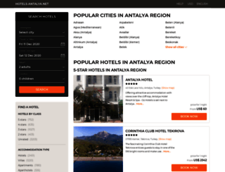 hotels-antalya.net screenshot
