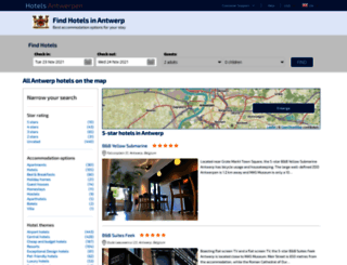 hotels-antwerpen.com screenshot