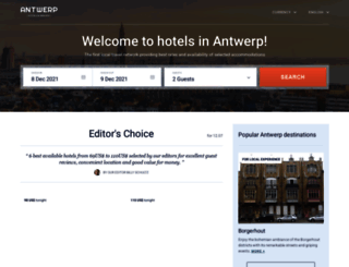 hotels-antwerpen.net screenshot