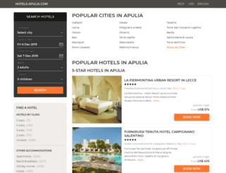 hotels-apulia.com screenshot