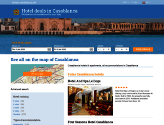 hotels-casablanca.net screenshot