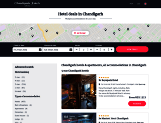 hotels-chandigarh.com screenshot