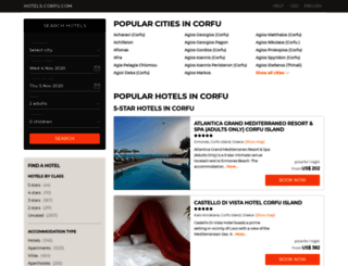 hotels-corfu.com screenshot