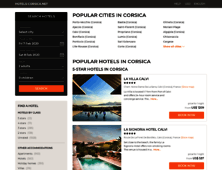 hotels-corsica.net screenshot