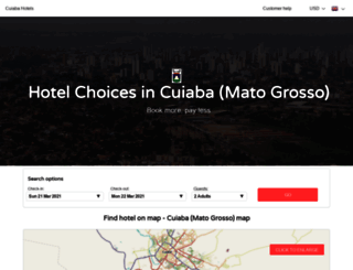 hotels-cuiaba.com screenshot
