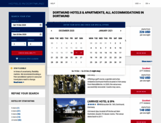 hotels-dortmund.com screenshot