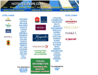 hotels-europe.com screenshot