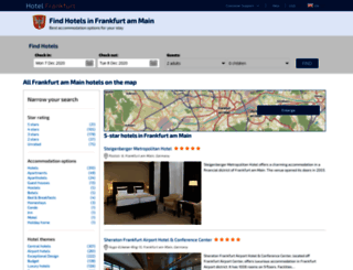 hotels-frankfurt.net screenshot