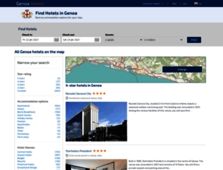 hotels-genoa.com screenshot