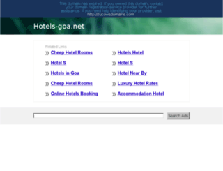 hotels-goa.net screenshot