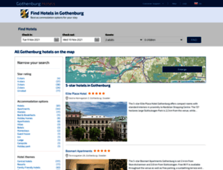 hotels-gothenburg.net screenshot