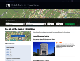 hotels-hiroshima.com screenshot