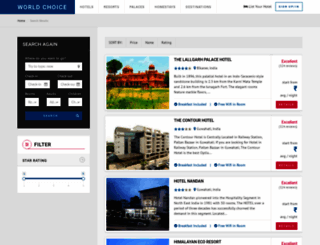 hotels-in-agatti.wchotels.com screenshot