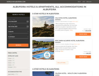 hotels-in-albufeira.com screenshot