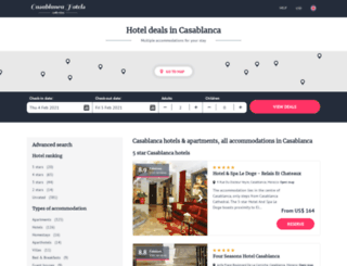 hotels-in-casablanca.com screenshot
