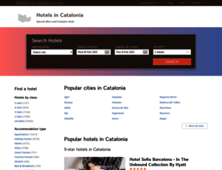 hotels-in-catalonia.com screenshot