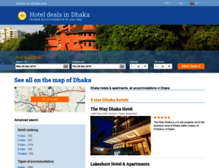 hotels-in-dhaka.com screenshot
