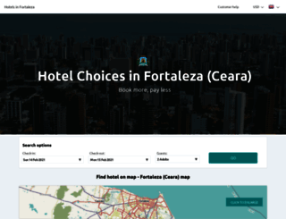 hotels-in-fortaleza.com screenshot