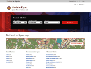 hotels-in-kyoto.com screenshot