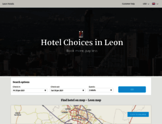 hotels-in-leonmexico.com screenshot