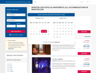 hotels-in-montpellier.com screenshot