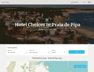 hotels-in-pipa.com screenshot