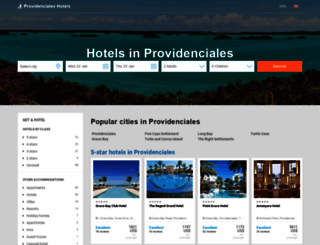 hotels-in-providenciales.com screenshot