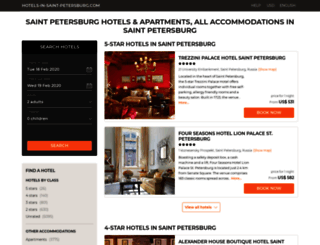 hotels-in-saint-petersburg.com screenshot