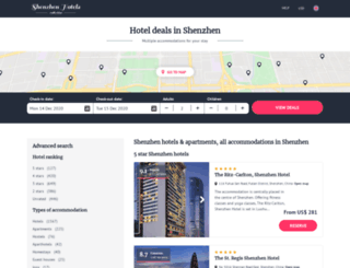 hotels-in-shenzhen.com screenshot