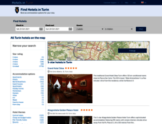 hotels-in-turin.org screenshot