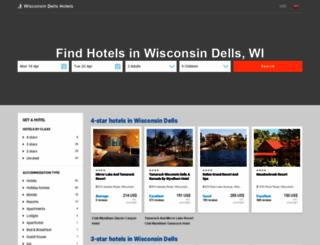 hotels-in-wisconsin-dells.com screenshot