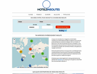 hotels-insolites.com screenshot